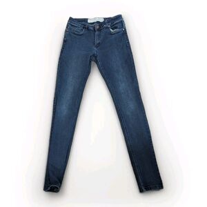 Barbell Apparel Jeans Women 30 Blue Skinny Mid Rise Stretch Denim